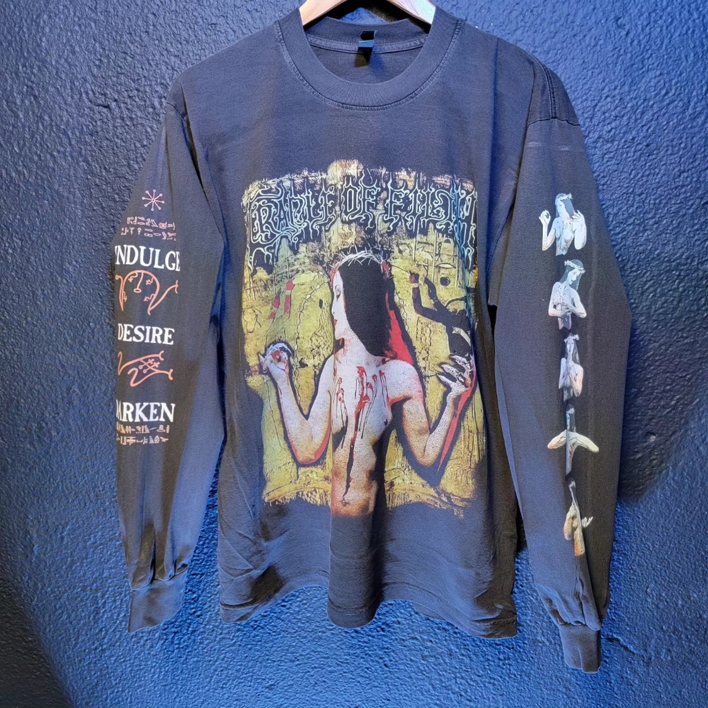 COF Cradle of filth Reprint Praise the Wh*re La Apparel distressed tee